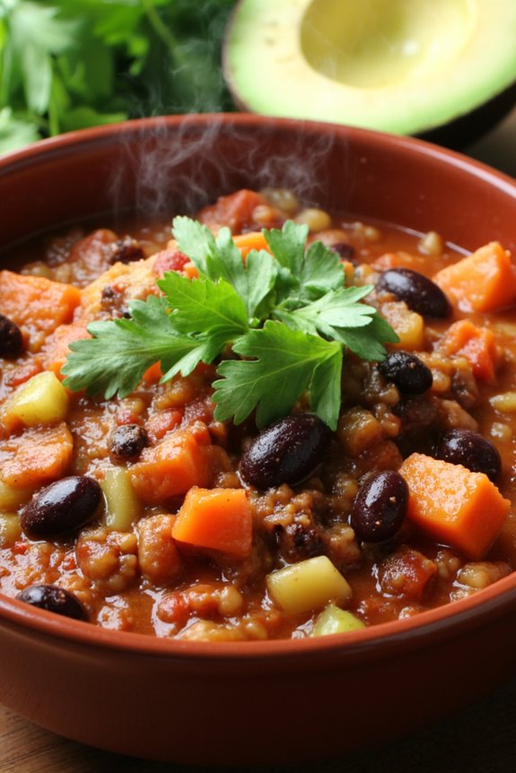 hearty vegetarian chili recipe