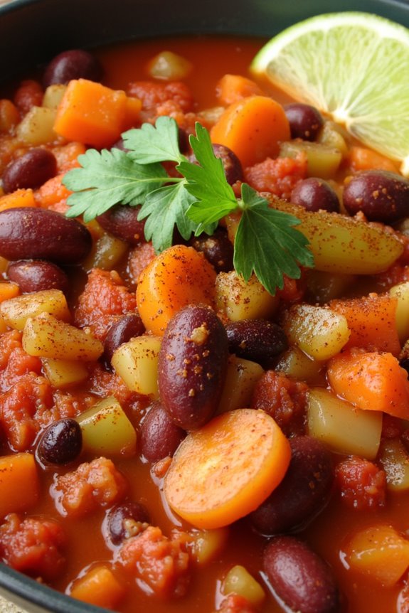 hearty vegetarian chili recipe