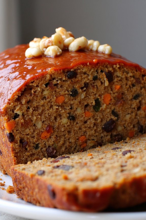 hearty vegetarian lentil loaf