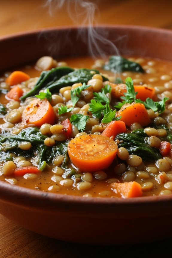 hearty veggie lentil stew