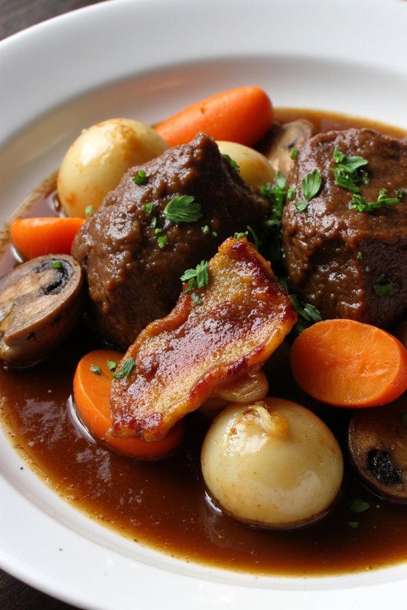 indulgent slow cooked beef stew