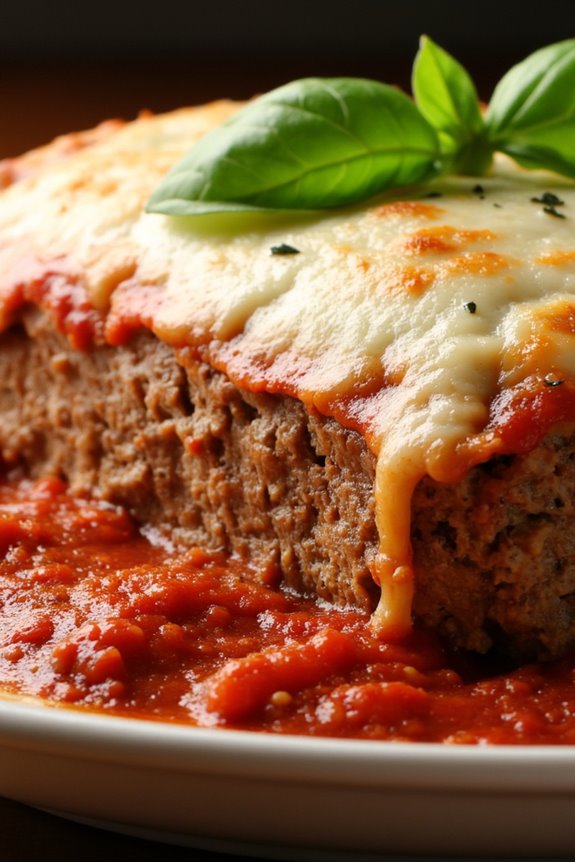italian meatloaf with marinara