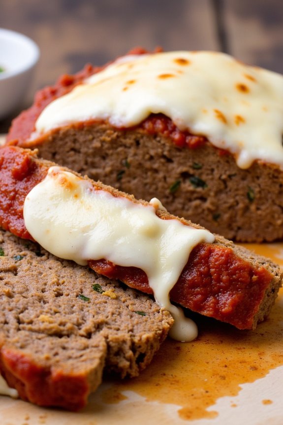italian meatloaf with marinara