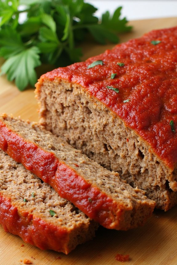 italian meatloaf with marinara