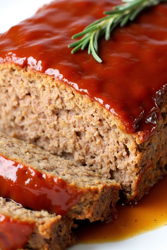 ketchup glazed air fryer meatloaf
