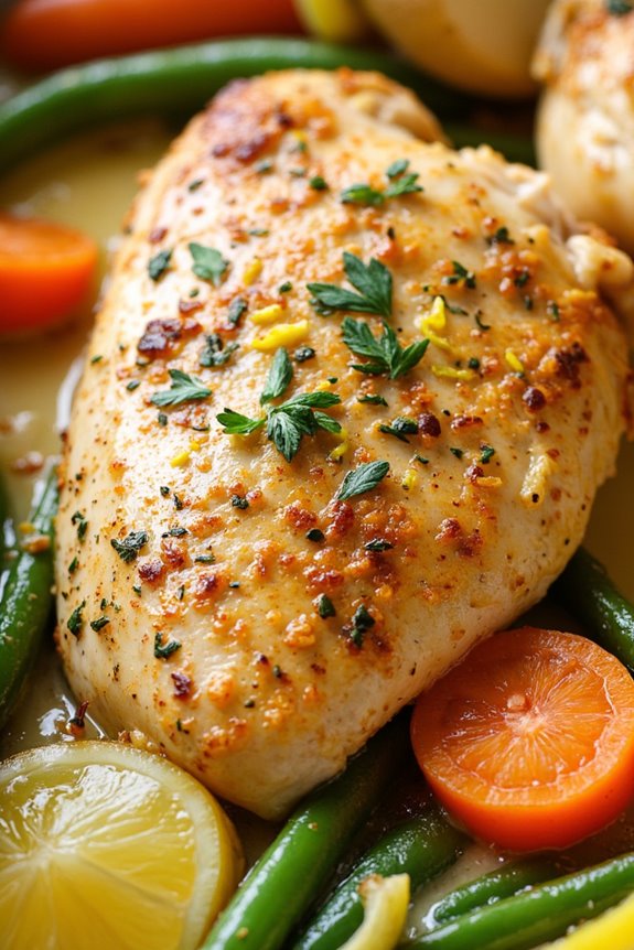 lemon herb chicken casserole