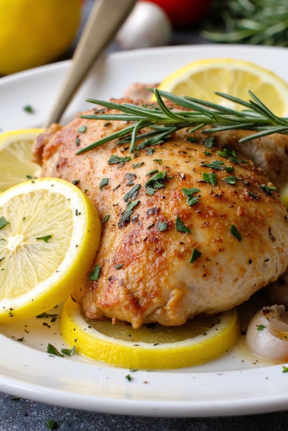 lemon herb slow cooker chicken