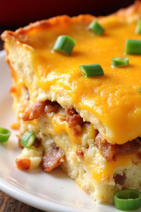 loaded potato casserole delight