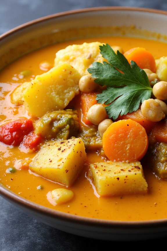 meatless vegetable curry delight