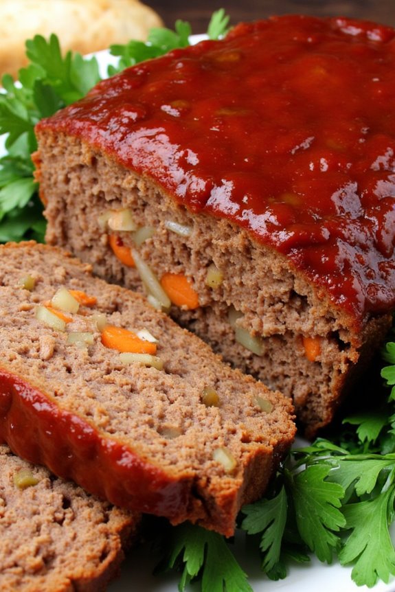 moist and tender meatloaf