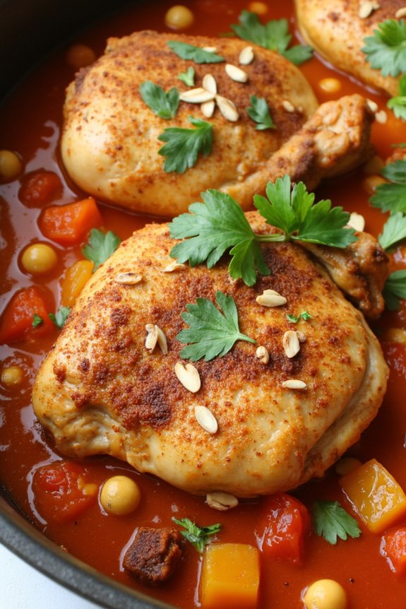 moroccan chicken stew recipe
