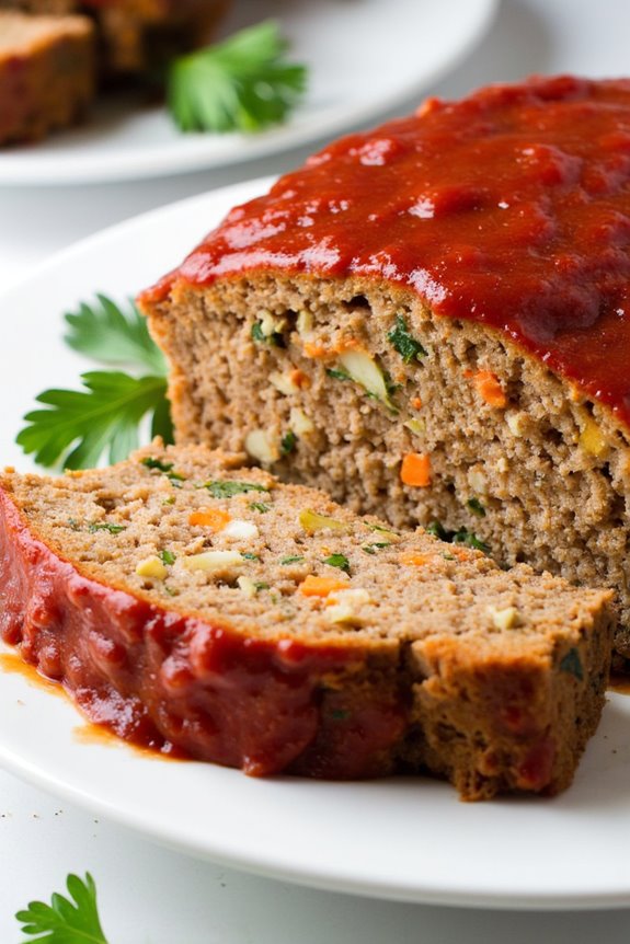 nutritious turkey quinoa meatloaf