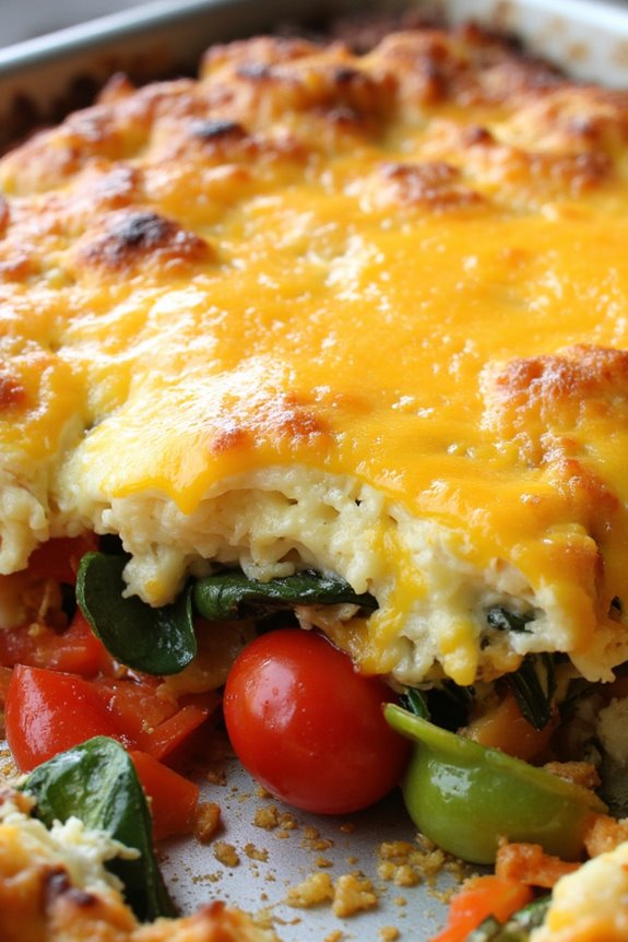 nutritious veggie breakfast casserole