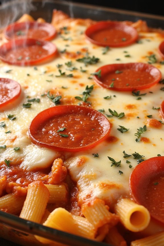 pepperoni pizza casserole delight