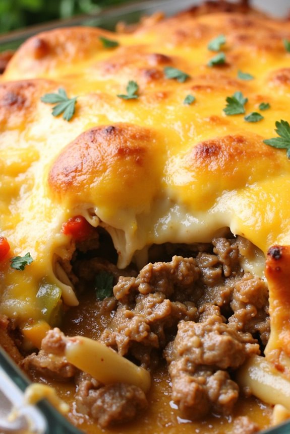 philly cheesesteak casserole recipe