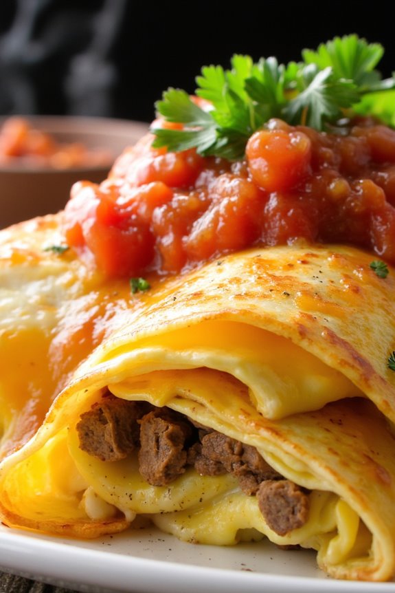 savory breakfast enchiladas recipe