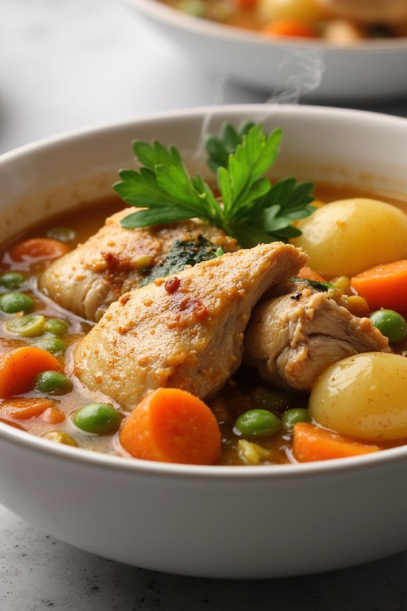 savory chicken vegetable stew