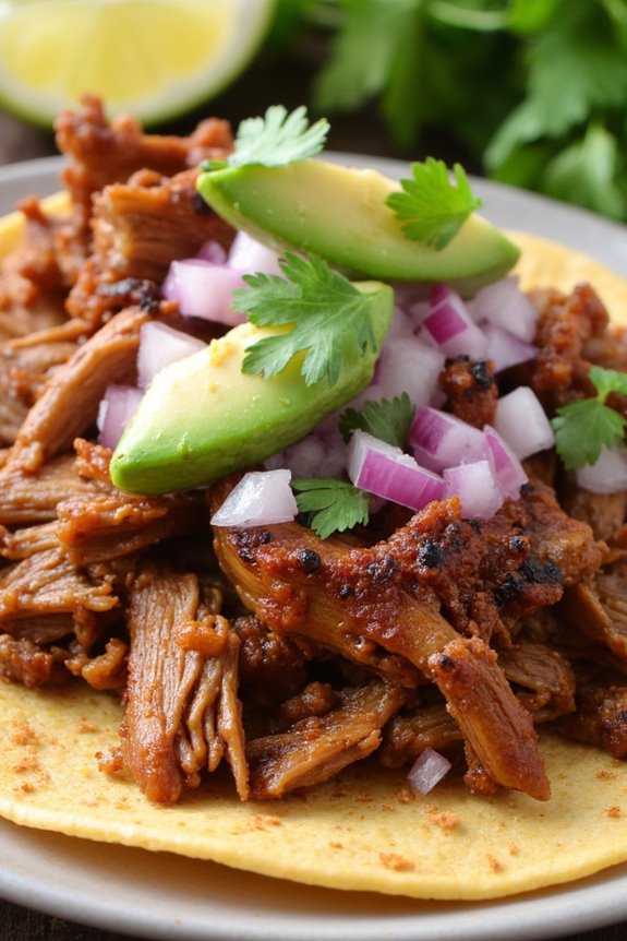 savory citrus spiced pork carnitas