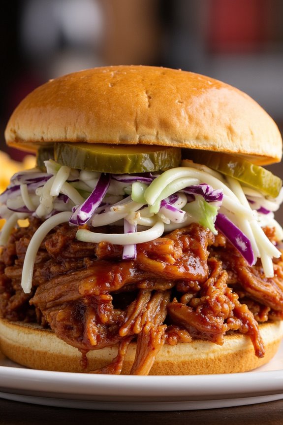savory crockpot pulled pork