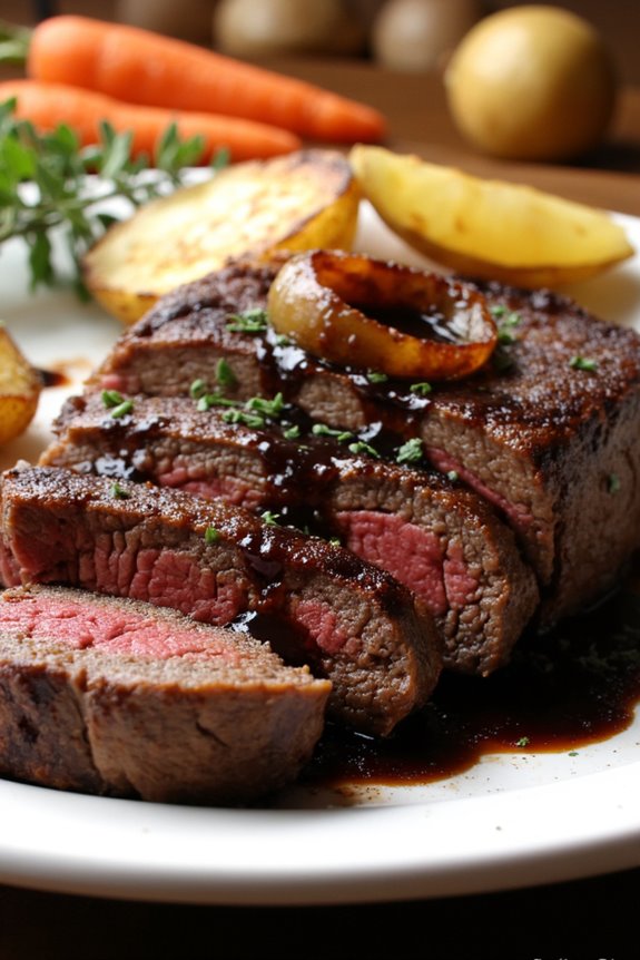 savory tender balsamic beef