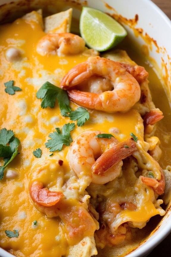 seafood enchilada casserole delight