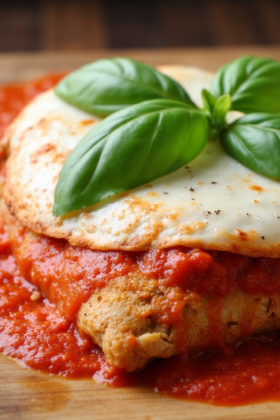 slow cooked chicken parmesan delight
