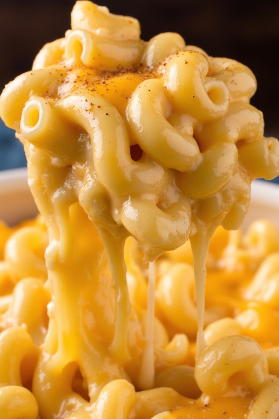 slow cooked creamy mac and cheese