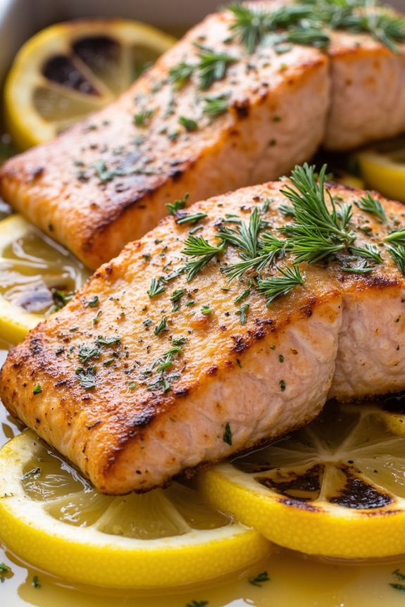 slow cooked flavorful salmon dish