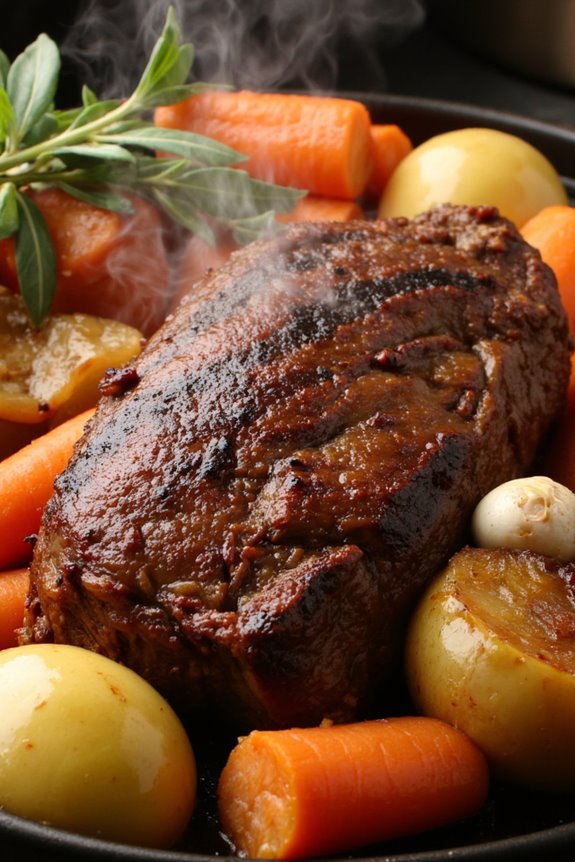 slow cooked savory pot roast