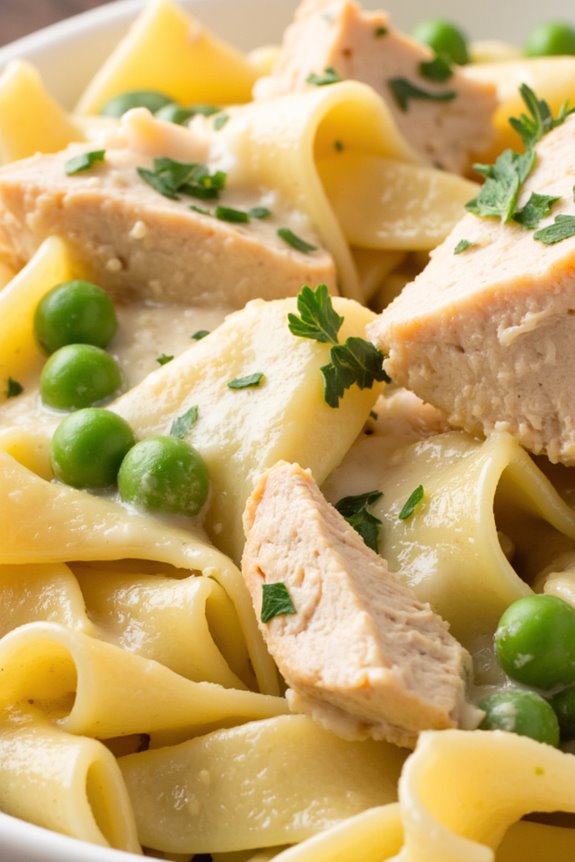 slow cooker creamy pasta