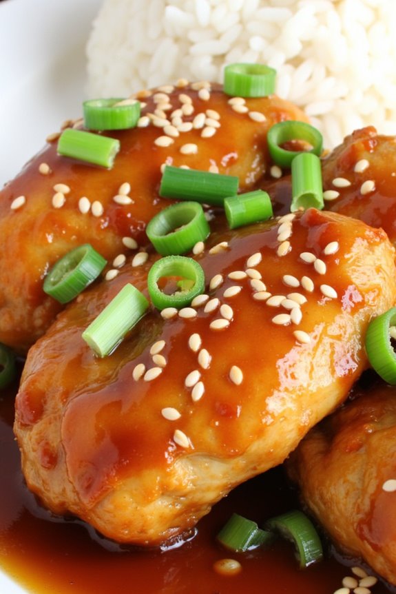 slow cooker honey garlic chicken