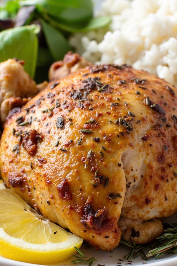slow cooker lemon herb chicken