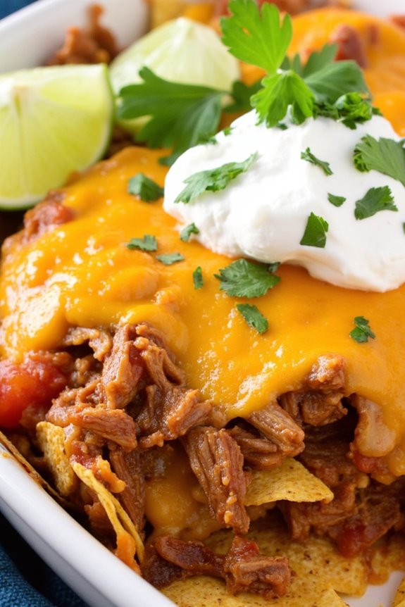 smoky pulled pork casserole