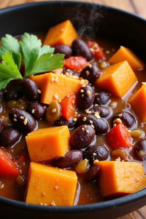 smoky sweet potato stew