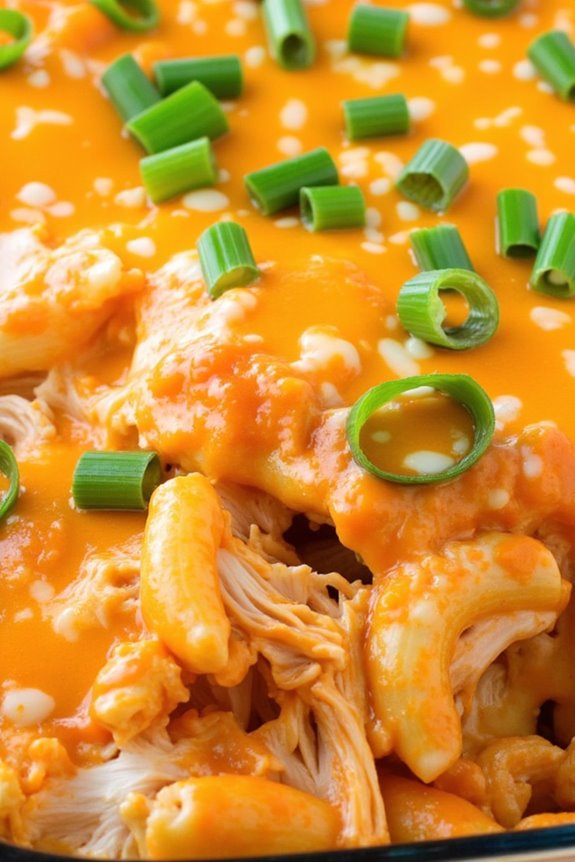 spicy buffalo chicken casserole