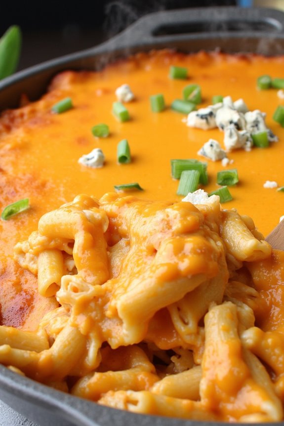 spicy buffalo chicken casserole