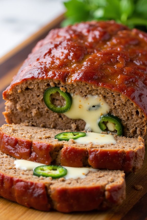 spicy cheesy meatloaf recipe
