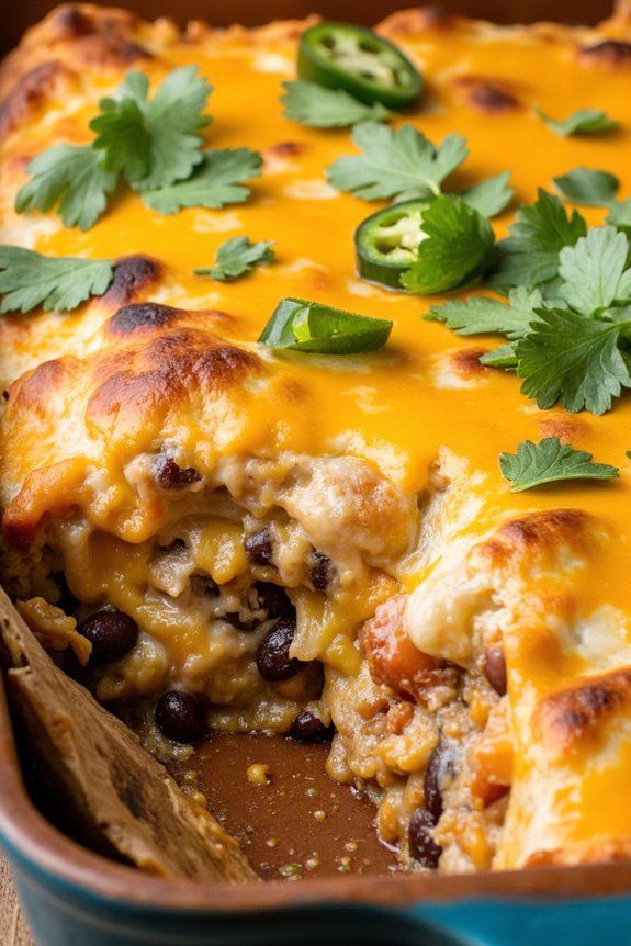 spicy flavorful taco casserole