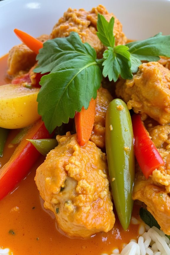 spicy thai chicken curry