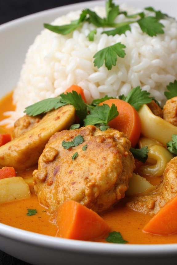 spicy thai coconut curry