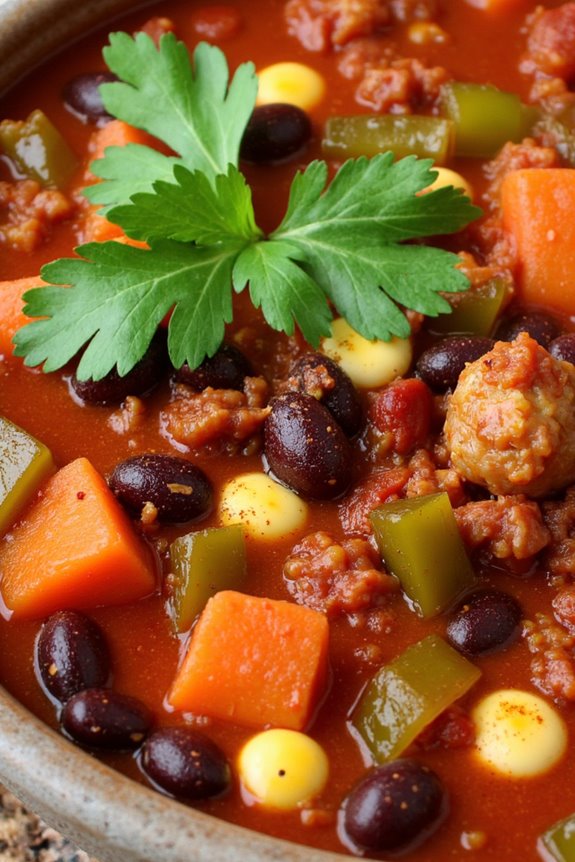 spicy vegetarian chili recipe
