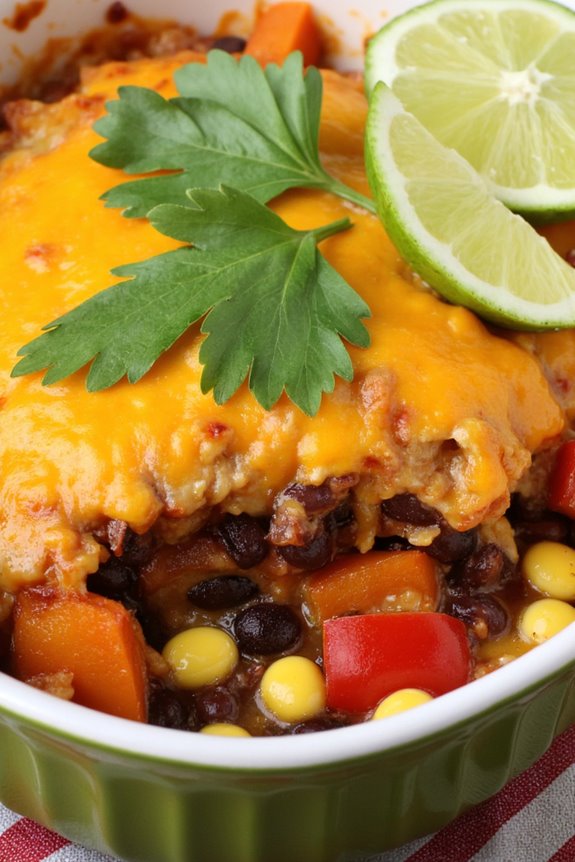 sweet potato black bean casserole