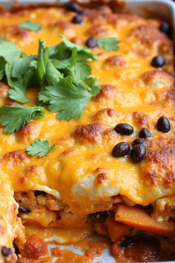 sweet potato black bean casserole