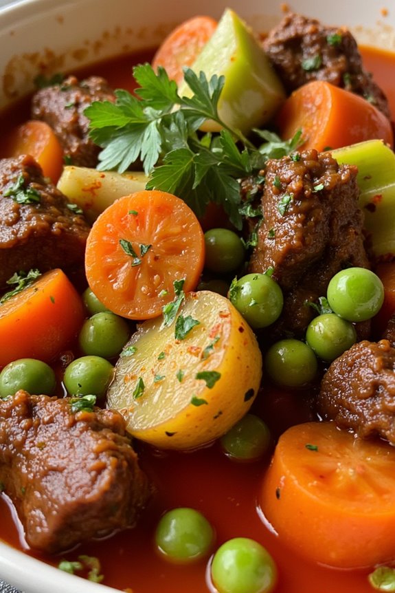 tangy beef stew recipe