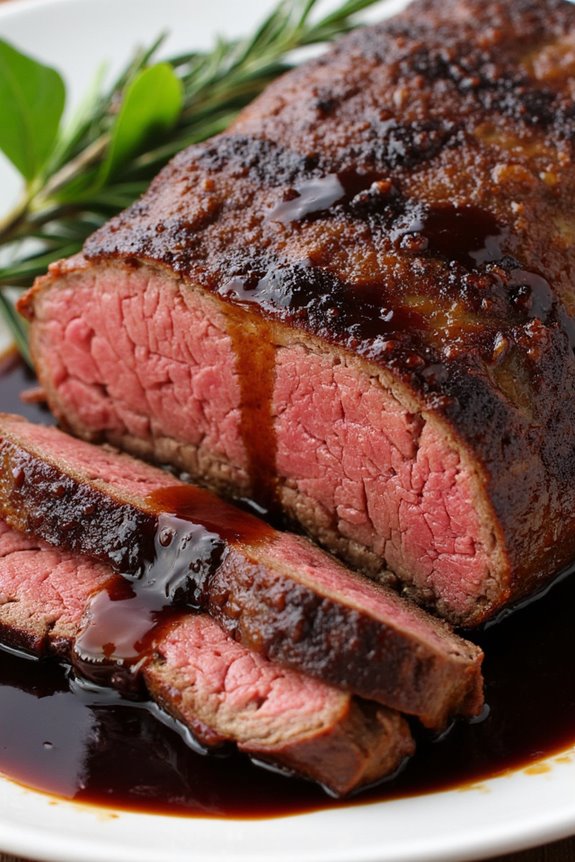 tender balsamic roast beef