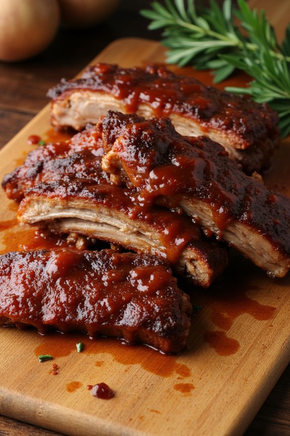 tender sweet tangy ribs