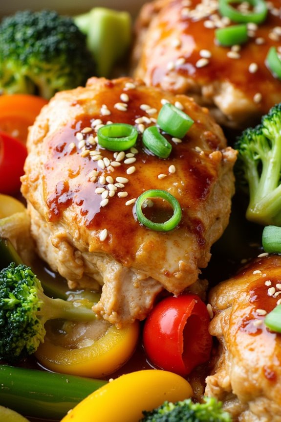teriyaki chicken vegetable casserole