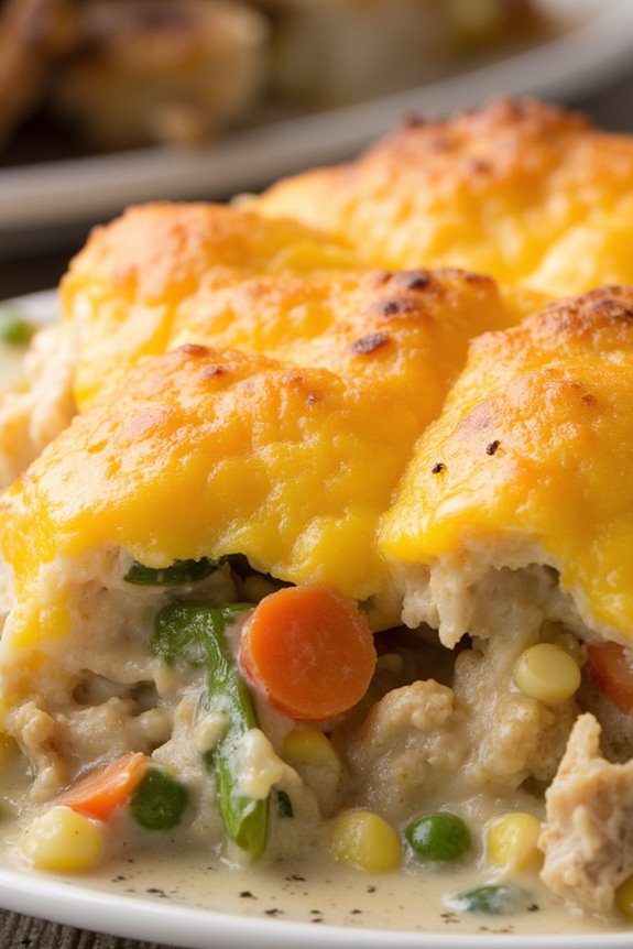 turkey stuffing casserole delight