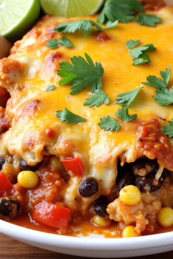 vegetarian enchilada bake recipe