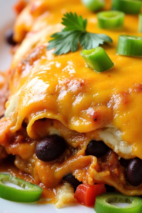 vegetarian enchilada casserole recipe
